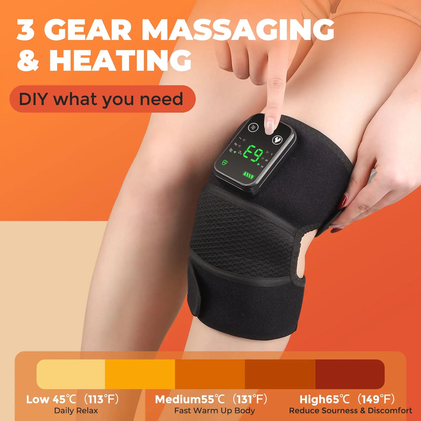 3-in-1 Thermal Knee Massager