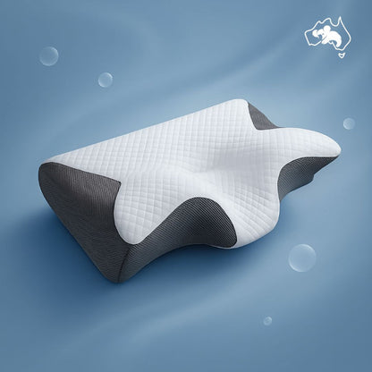 Buy 1 Get 1 – Ergonomic Memory Foam Neck Pillow for Side & Back Sleepers