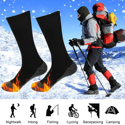 2Pairs Winter Thermal Heated Socks