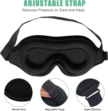 3D Sleep Mask Set for Men and Women - Pack of 2