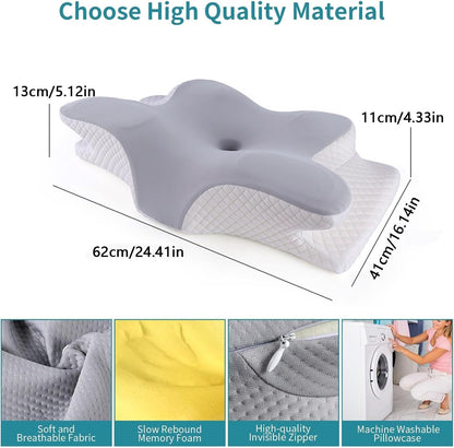 Aussie Comfort Contour Elevated Orthopaedic Pillow