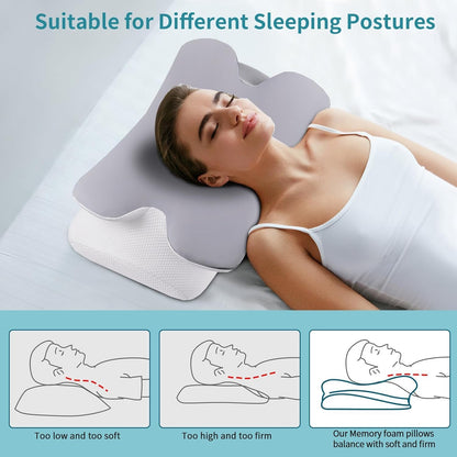 Aussie Comfort Contour Elevated Orthopaedic Pillow