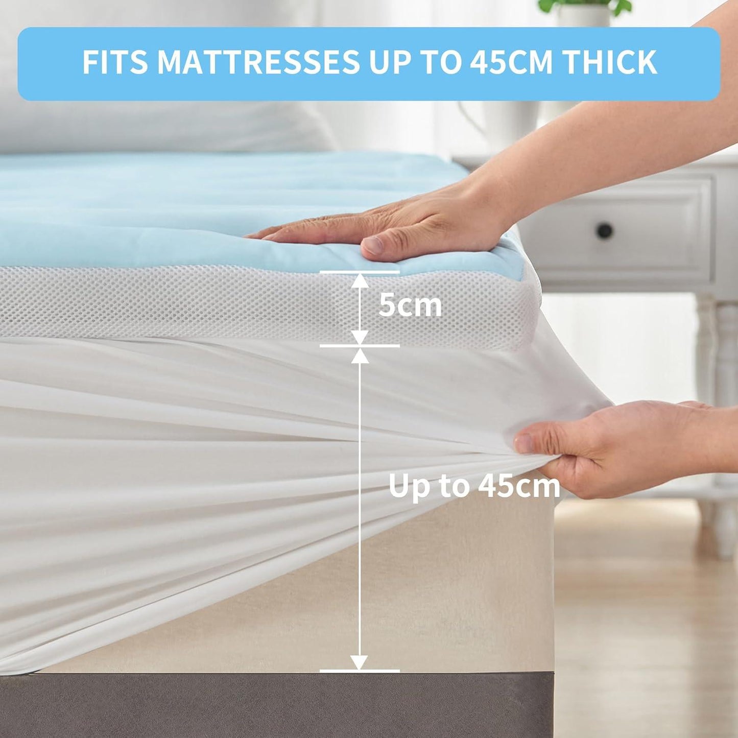 Cooling Mattress Topper for Hot Sleepers