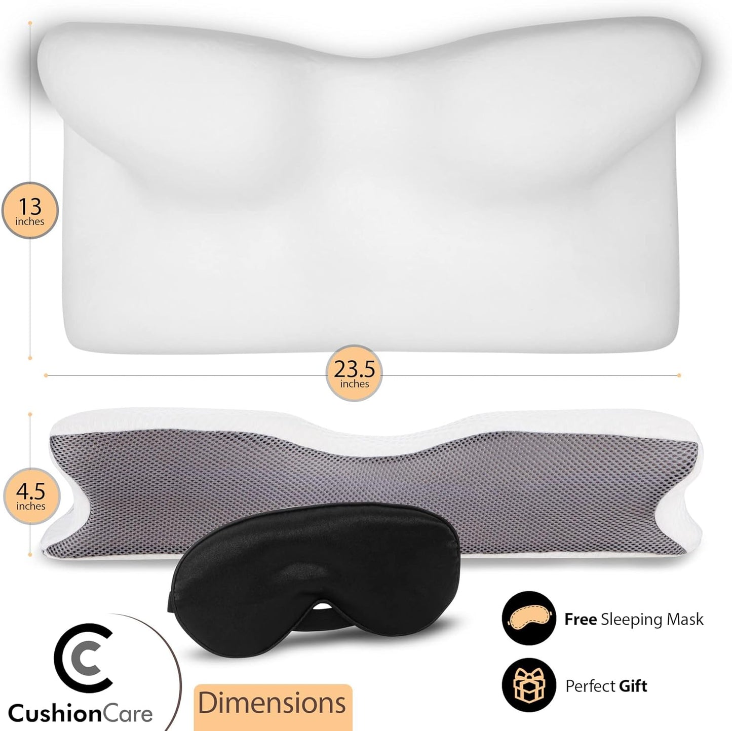 Aussie Comfort High Density PRO Snooze Neck Pillow