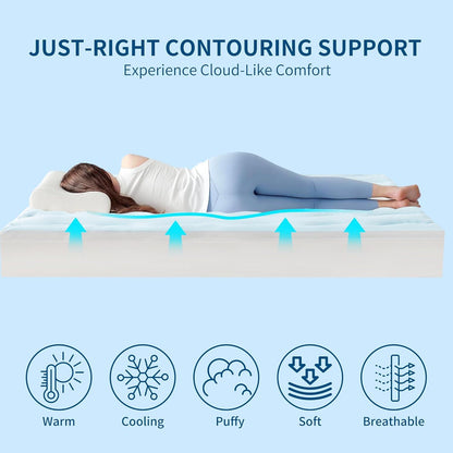 Cooling Mattress Topper for Hot Sleepers