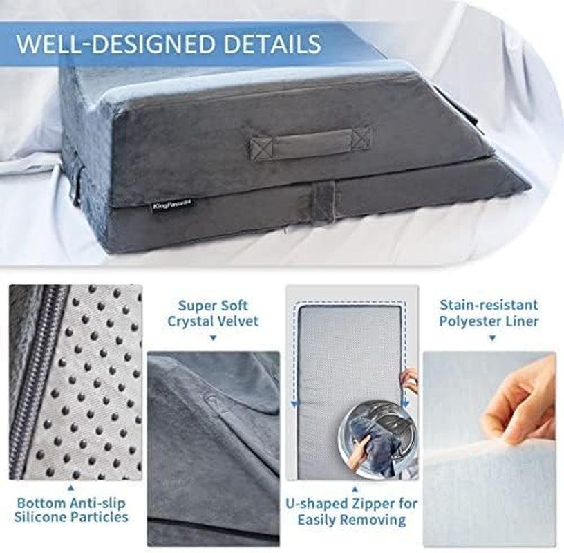 4-Height Adjustable Leg Elevation Pillows for after Surgery