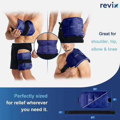 Ice Pack for Injuries Reusable Gel for Lower Back Pain Relief