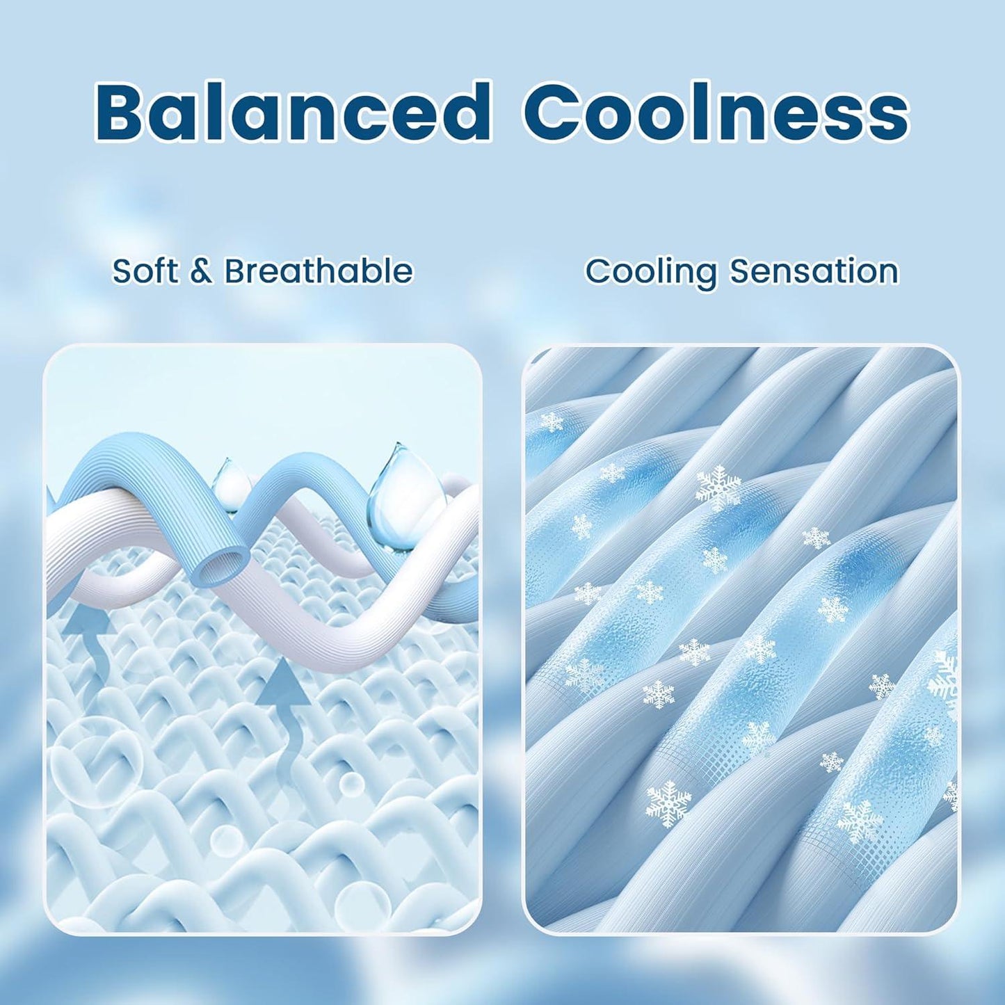 Cooling Mattress Topper for Hot Sleepers
