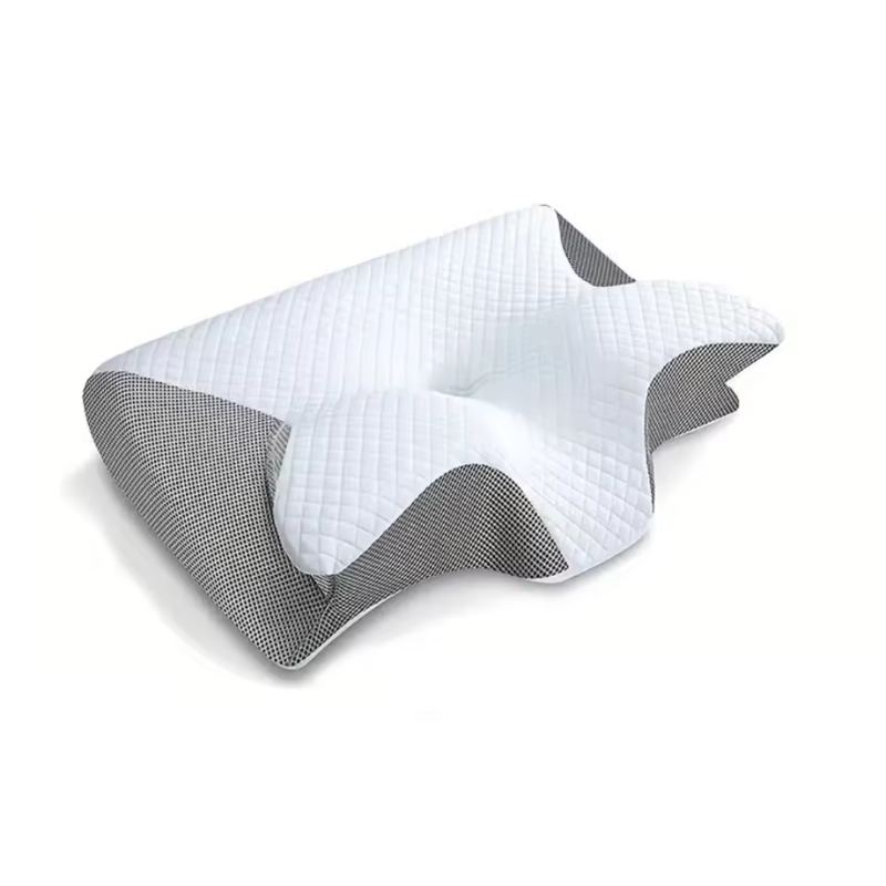 Buy 1 Get 1 – Ergonomic Memory Foam Neck Pillow for Side & Back Sleepers
