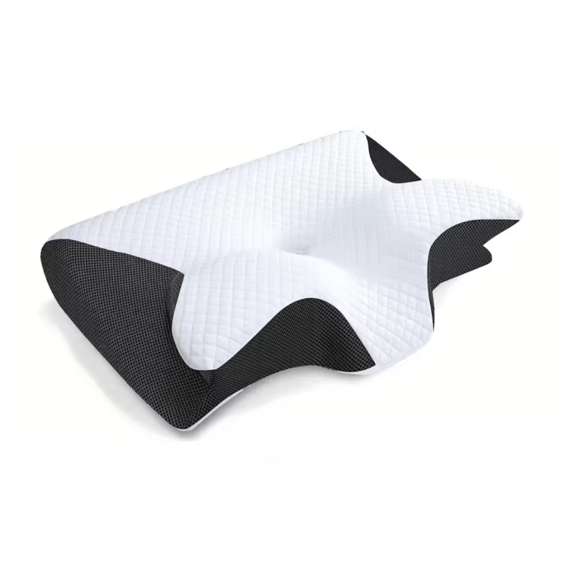Buy 1 Get 1 – Ergonomic Memory Foam Neck Pillow for Side & Back Sleepers