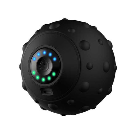 Black Vibrating Massage Ball – Deep Tissue Recovery Tool