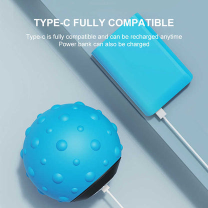 Black Vibrating Massage Ball – Deep Tissue Recovery Tool