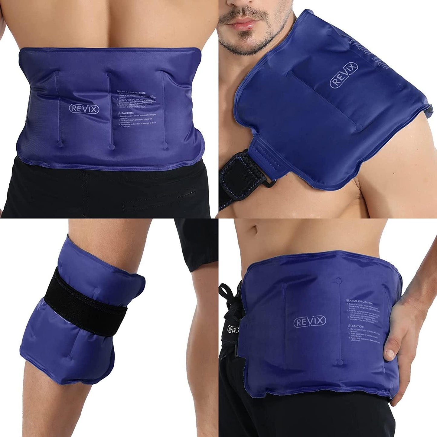 Ice Pack for Injuries Reusable Gel for Lower Back Pain Relief