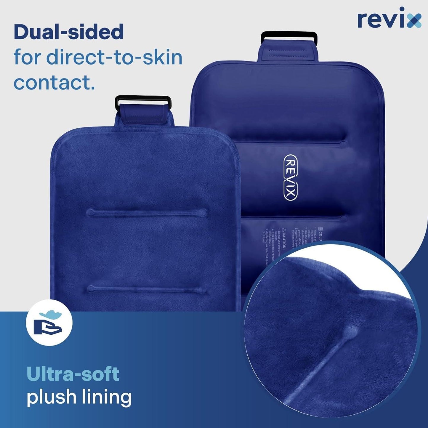 Ice Pack for Injuries Reusable Gel for Lower Back Pain Relief