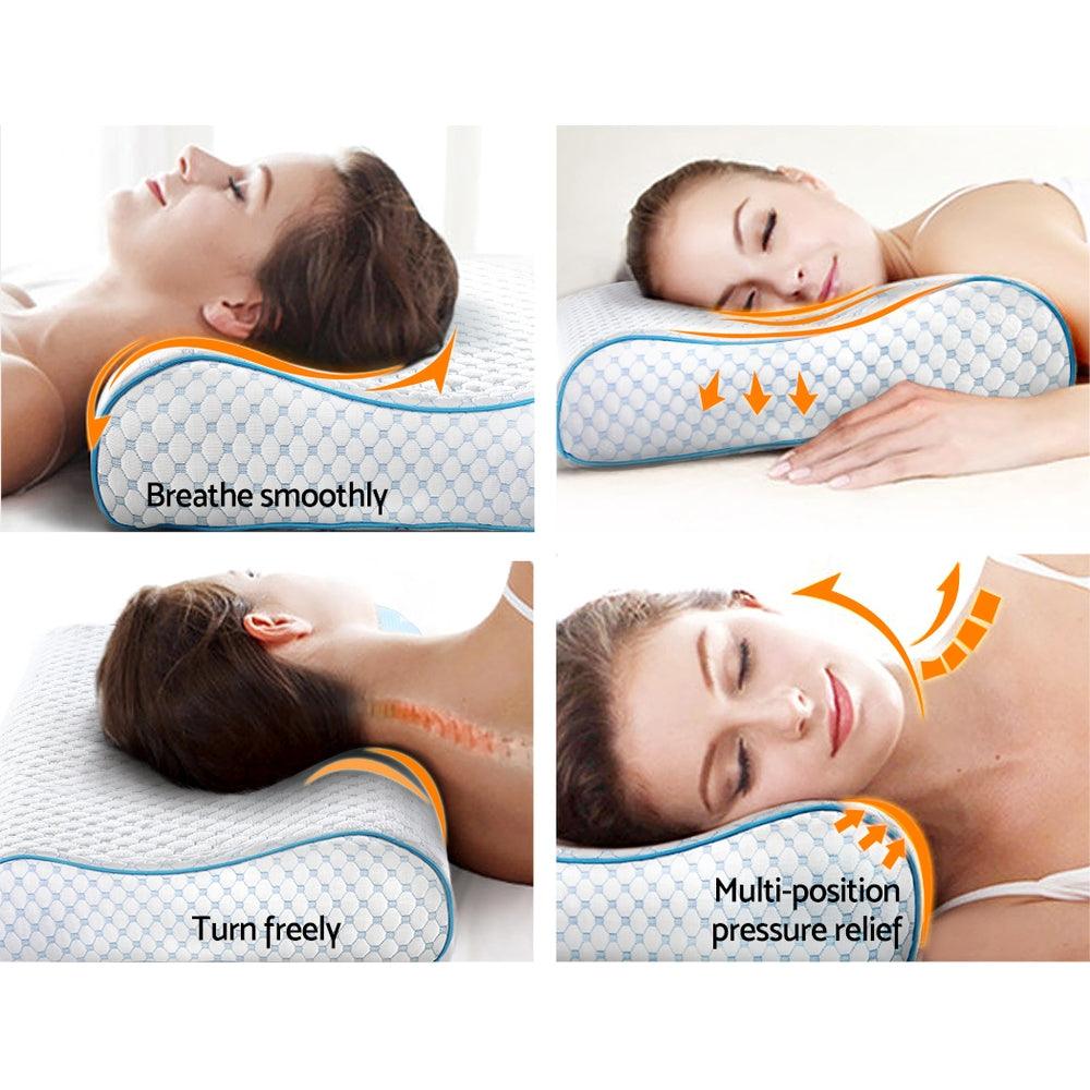 Cooling Gel Contoured Memory Foam Pillow