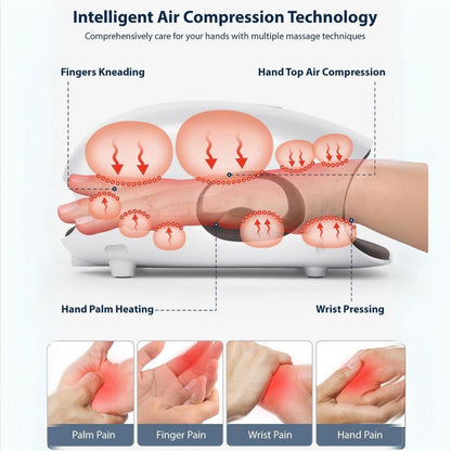 Deluxe Hand Massager with Heat and Compression