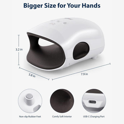Deluxe Hand Massager with Heat and Compression