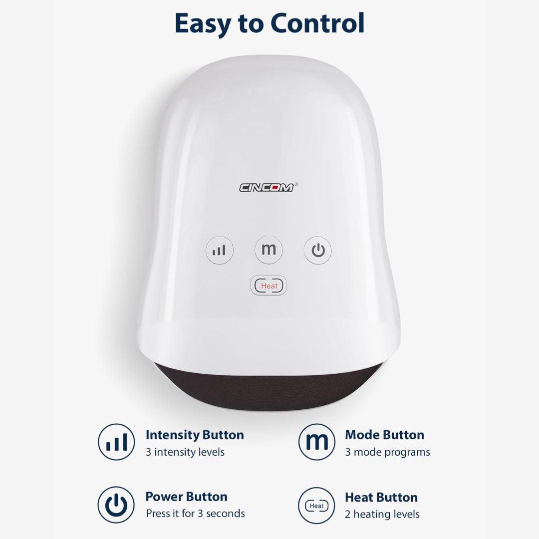 Deluxe Hand Massager with Heat and Compression
