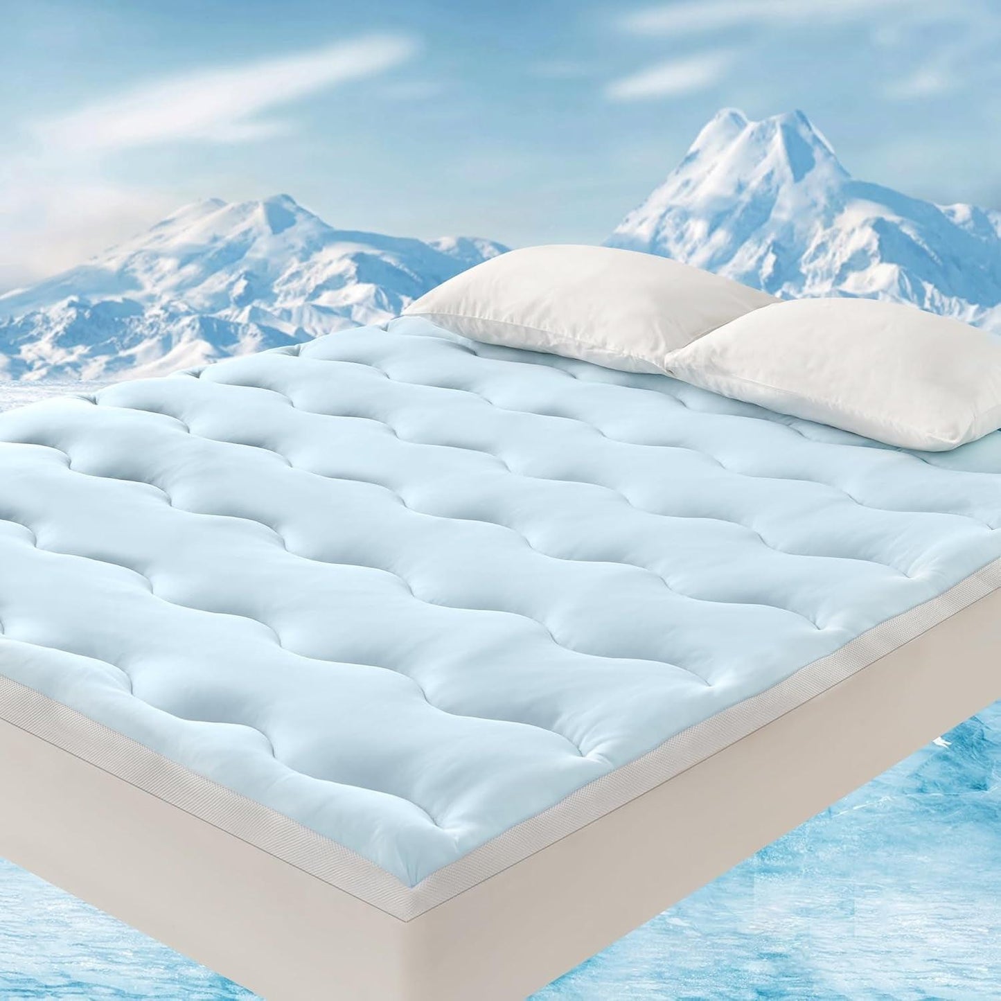 Cooling Mattress Topper for Hot Sleepers