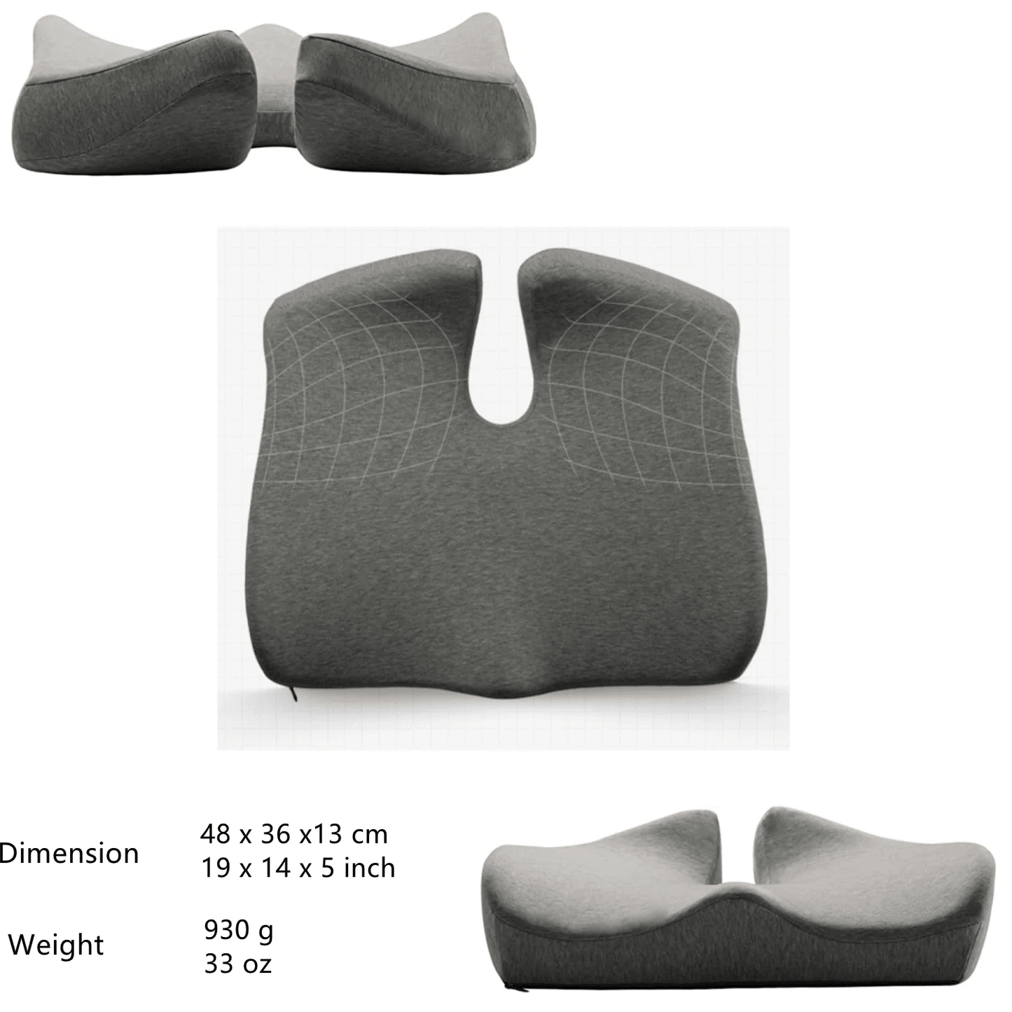 Aussie Comfort Orthopaedic Seat Cushion