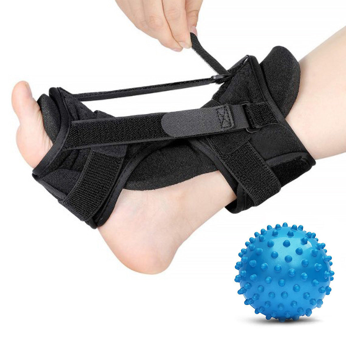 Plantar Relief Night Splint Kit with Massage Ball