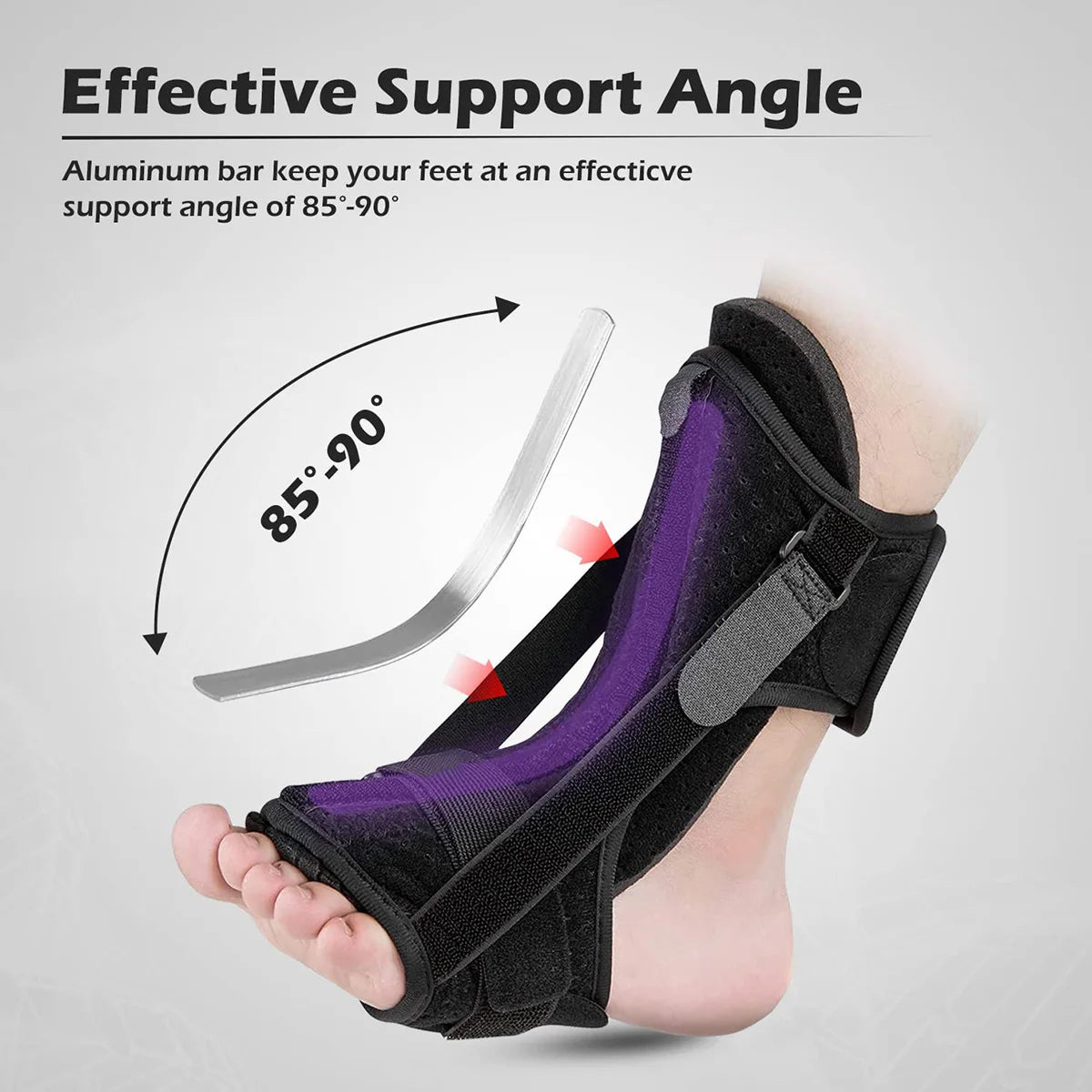 Plantar Relief Night Splint Kit with Massage Ball