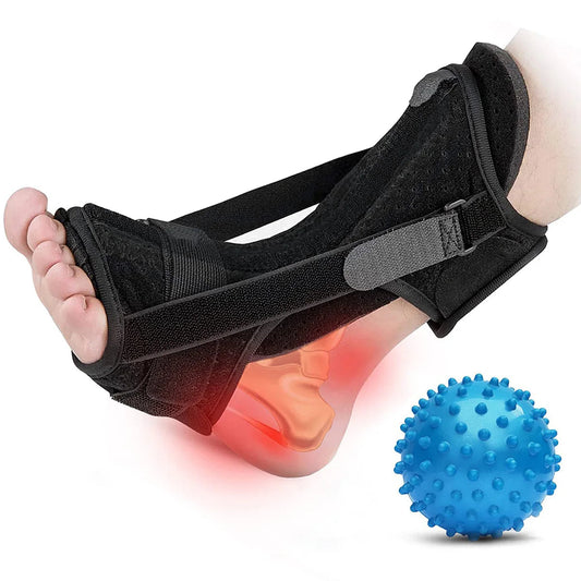 Plantar Relief Night Splint Kit with Massage Ball