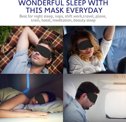 Premium Sleep Mask with Advanced Light Blocking Technology