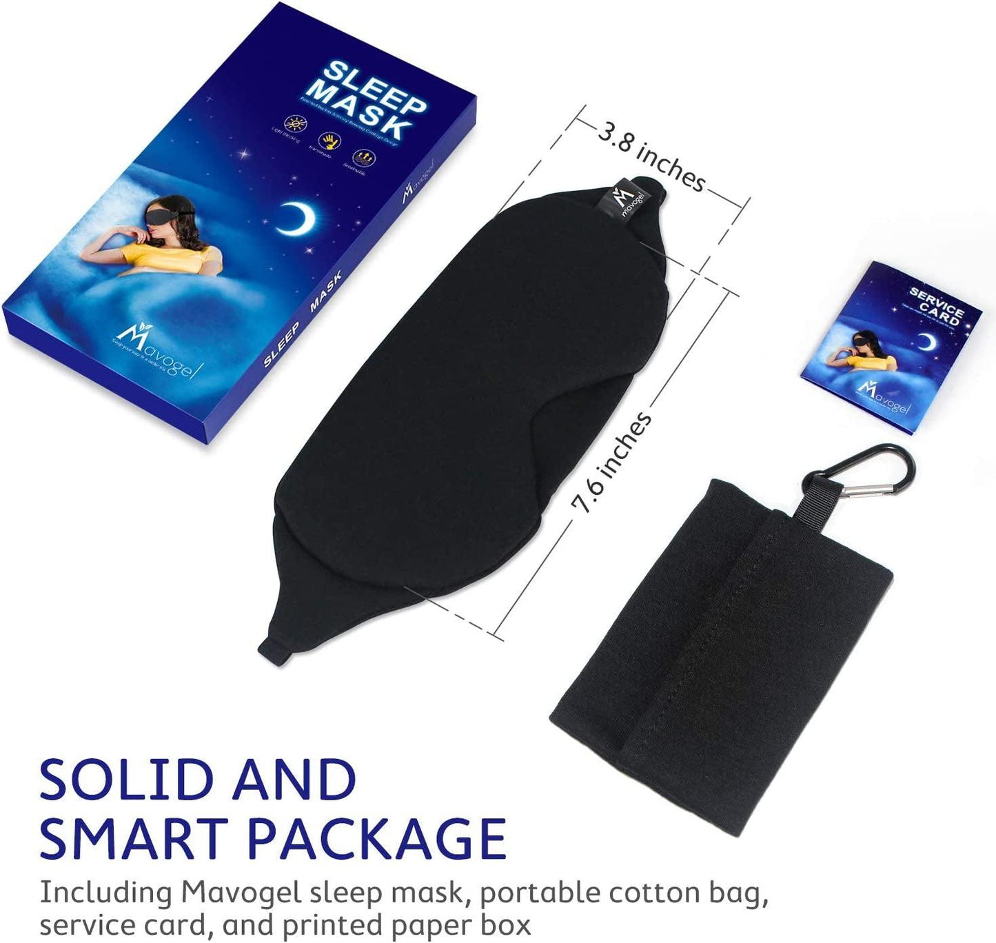 Premium Sleep Mask with Advanced Light Blocking Technology