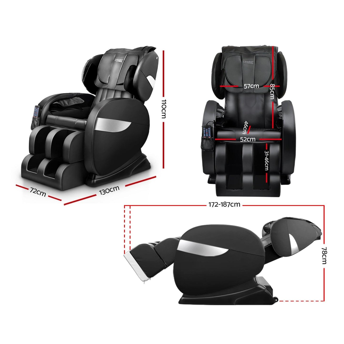 AI Massage Chair Shiatsu Zero Gravity